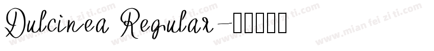 Dulcinea Regular字体转换